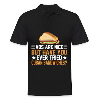 Discover the world of sandwich mastery - Men's Polo Shirt - black - Front - Kai (181cm)