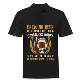 Braumeister Beer Brewing Brewers Boire de la bière - Polo Homme - noir - Devant - Kai (181cm)