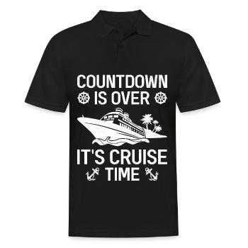 Cruise with the family cruise ship - Men's Polo Shirt - black - Front - Kai (181cm)