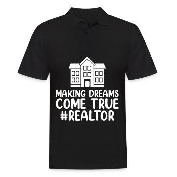 Agents immobiliers Agents immobiliers - Polo Homme - noir - Devant - Kai (181cm)