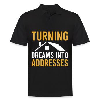 Agents immobiliers Agents immobiliers - Polo Homme - noir - Devant - Kai (181cm)