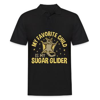 Sugar glider - Men's Polo Shirt - black - Front - Kai (181cm)