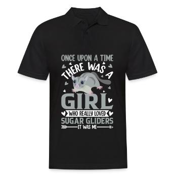 Sugar glider - Men's Polo Shirt - black - Front - Kai (181cm)