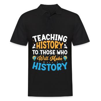 Appréciation du professeur d’histoire Cours d’histoire - Polo Homme - noir - Devant - Kai (181cm)