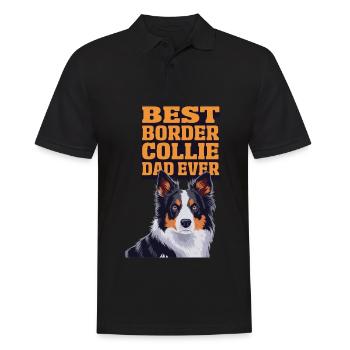 Border Collie Propriétaire de chien pour les amoureux des chiens - Polo Homme - noir - Devant - Kai (181cm)