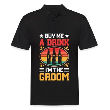Junggesellenpartys Biertrinken Biertrinker Party - Männer Poloshirt - Schwarz - Vorne - Kai (181cm)