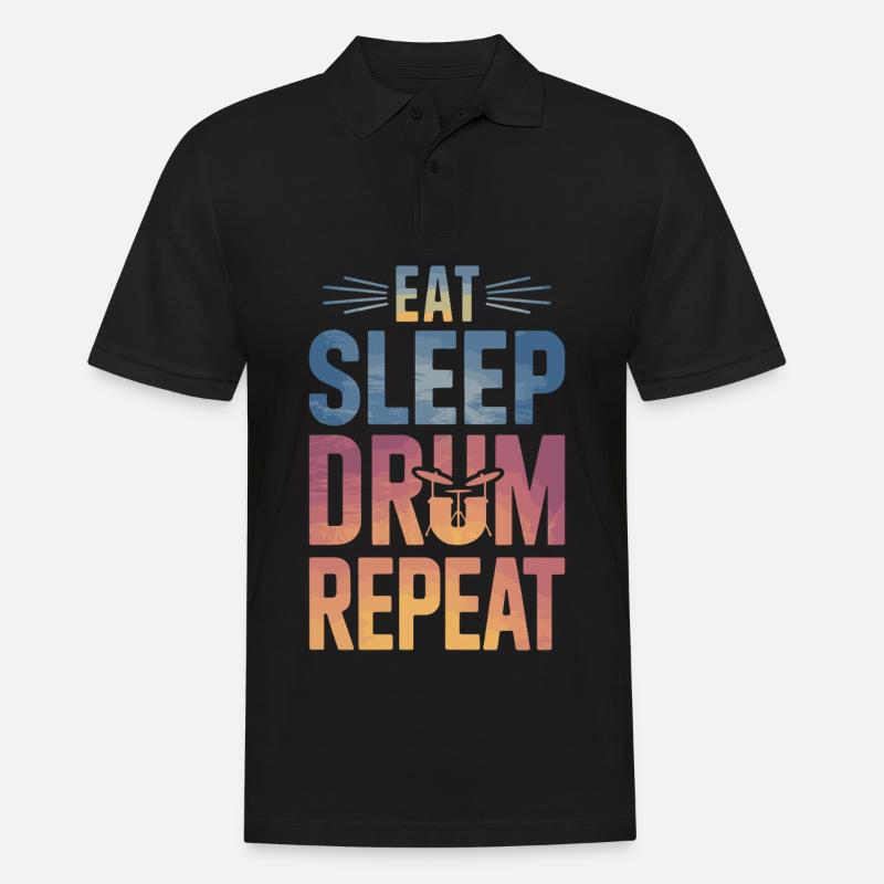 Drums Drummers Drummers - Men's Polo Shirt - black