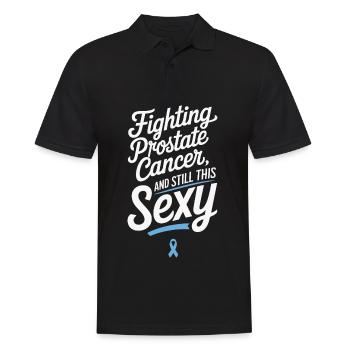 Fight against prostate cancer - Men's Polo Shirt - black - Front - Kai (181cm)