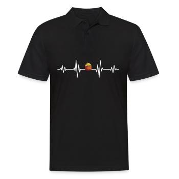 Heartbeat swedish Hot Tub - Schwedisches Badefass - Männer Poloshirt - Schwarz - Vorne - Kai (181cm)