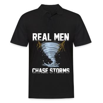 Chasseurs de tempêtes - Polo Homme - noir - Devant - Kai (181cm)