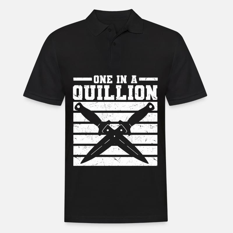 Antike Messer - Männer Poloshirt - Schwarz