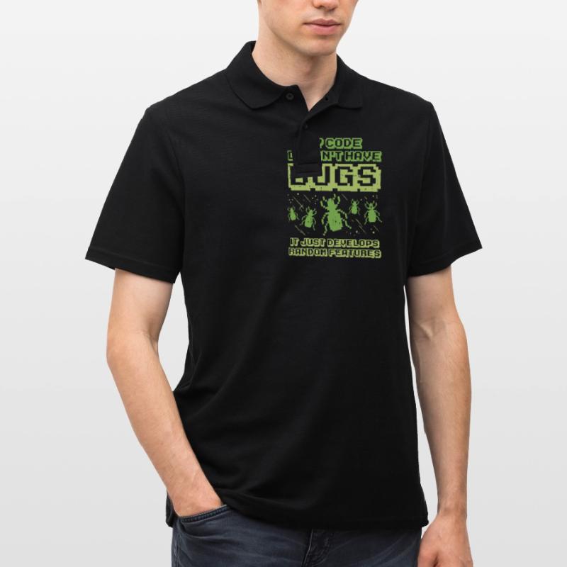 Code Bug Test Programmierer Entwickler Geschenk Männer Poloshirt