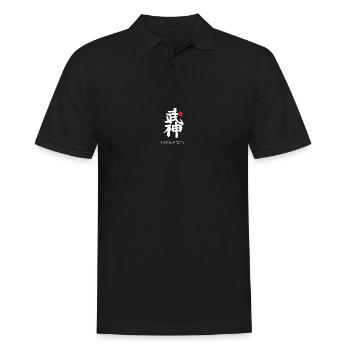 Bujin Bujinkan Taijutsu - Männer Poloshirt - Schwarz - Vorne - Kai (181cm)