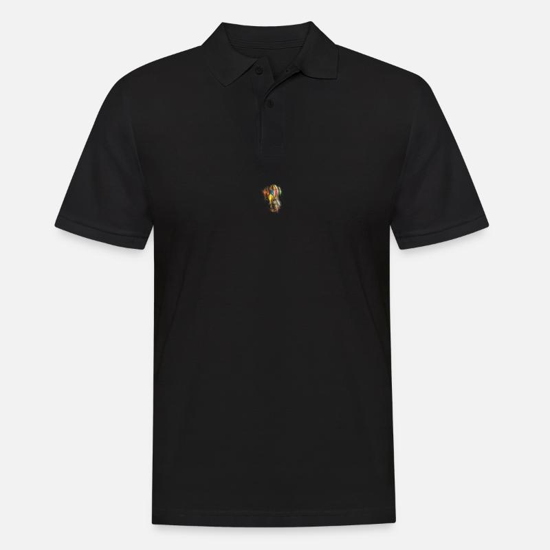 Infinity Handschuh - Männer Poloshirt - Schwarz