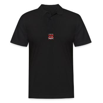 Krankenwagen Ambulanz Sanitäter Outfit - Männer Poloshirt - Schwarz - Vorne - Kai (181cm)