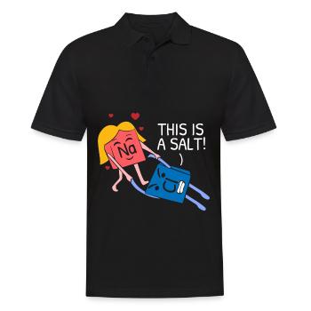 Chimie chimiste Professeur de chimie Sentence Science - Polo Homme - noir - Devant - Kai (181cm)