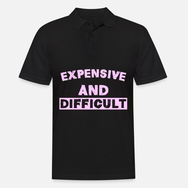 Expensive and Difficult - Men's Polo Shirt - black