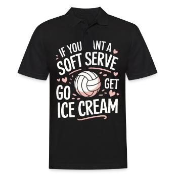 Joueur de volley-ball Joueur de beach-volley S - Polo Homme - noir - Devant - Kai (181cm)