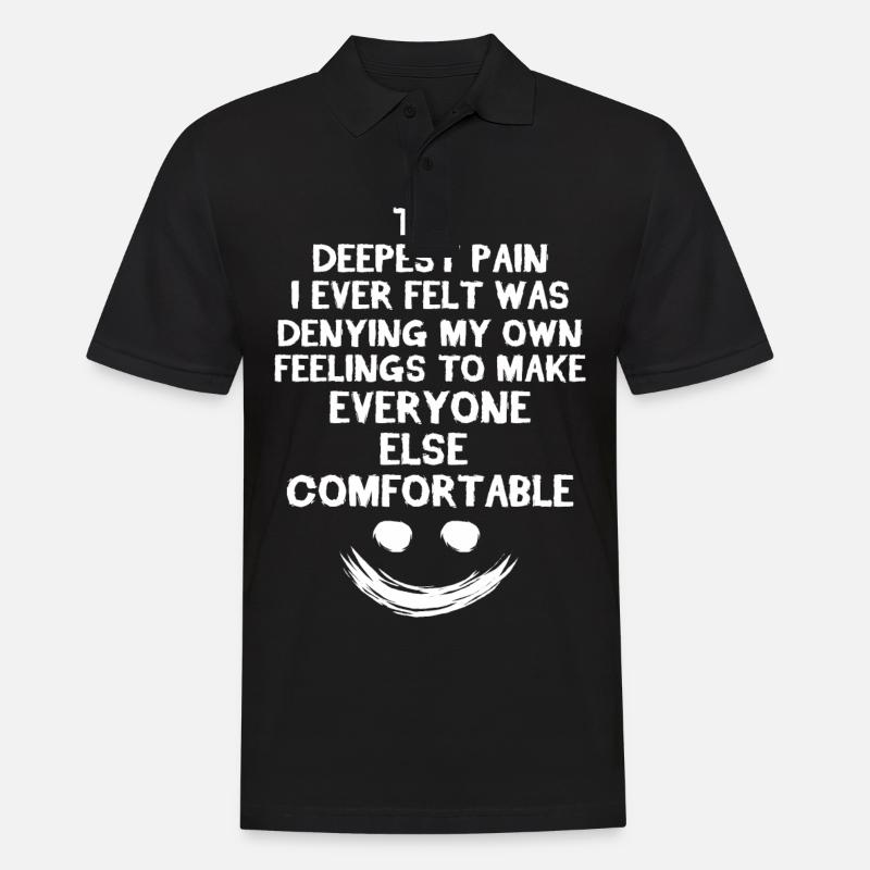 Depression Deppressive Psyche Therapy Bipolar - Men's Polo Shirt - black