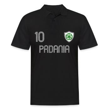 Équipe de football padanie - Polo Homme - noir - Devant - Kai (181cm)