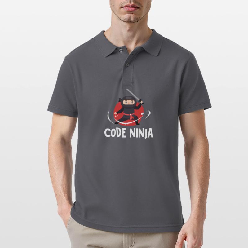 Code ninja programming Men's Polo Shirt