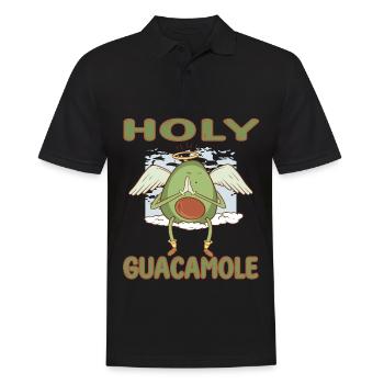 Holy Guacomole Avocado Liebhaber - Männer Poloshirt - Schwarz - Vorne - Kai (181cm)