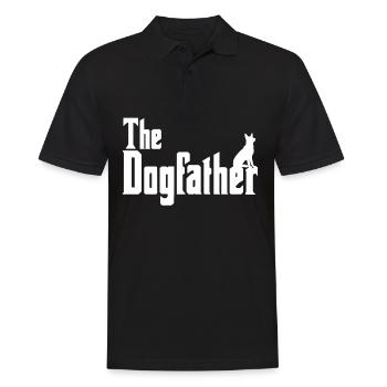 The Dogfather German Shepherd - Propriétaire de chien - Polo Homme - noir - Devant - Kai (181cm)