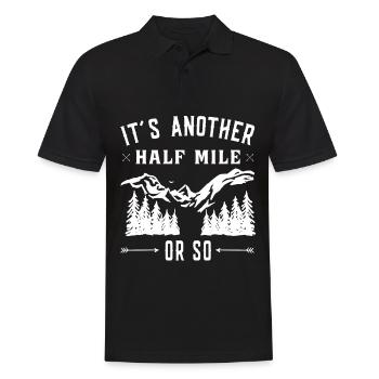 C’est un autre demi-mile ou plus Montagnes Randonnée en plein air - Polo Homme - noir - Devant - Kai (181cm)