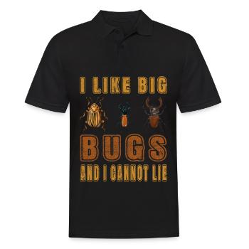 J’aime les gros insectes et je ne peux pas mentir - Entomologiste - Polo Homme - noir - Devant - Kai (181cm)