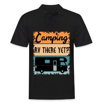 Hawaï RV là-bas encore ? - Camping-car camping-car - Polo Homme - noir - Devant - Kai (181cm)