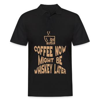 Whiskey Spruch Whiskeytrinker Whiskeyliebhaber - Männer Poloshirt - Schwarz - Vorne - Kai (181cm)