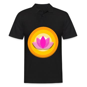 Qigong Qi Gong Tai Chi Chigong - Männer Poloshirt - Schwarz - Vorne - Kai (181cm)