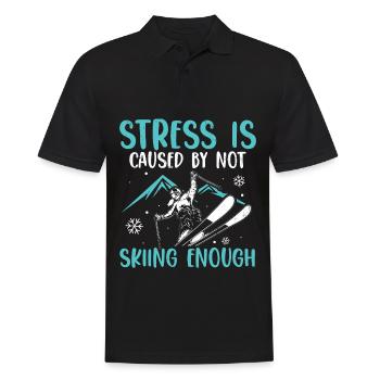 Apres-Ski Sprüche | Ski Skifahrer Winter Geschenke - Männer Poloshirt - Schwarz - Vorne - Kai (181cm)