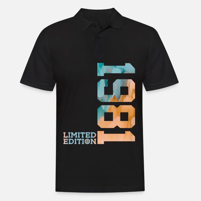 45E ANNIVERSAIRE ÉDITION LIMITÉE 1981 - Polo Homme - noir