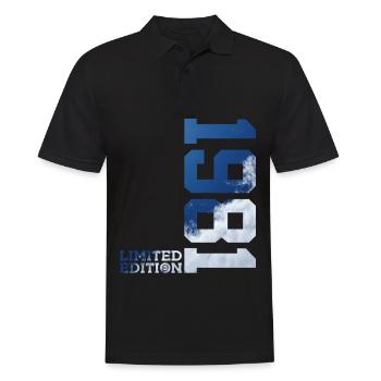 ÉDITION LIMITÉE 45E ANNIVERSAIRE 1981 - Polo Homme - noir - Devant - Kai (181cm)