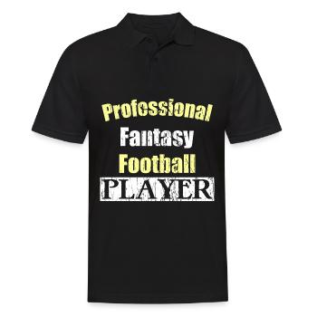 Joueur professionnel de football Fantasy - Polo Homme - noir - Devant - Kai (181cm)