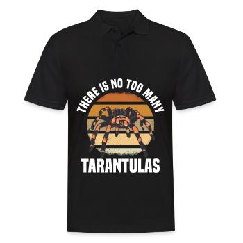 Tarantula - Männer Poloshirt - Schwarz - Vorne - Kai (181cm)