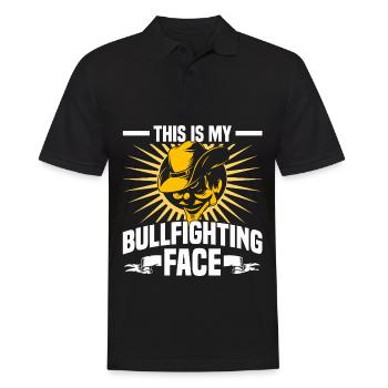 Rodeo - Männer Poloshirt - Schwarz - Vorne - Kai (181cm)