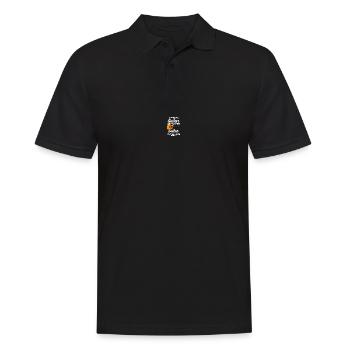 Gitarre Gitarrist Musiker Guitar - Männer Poloshirt - Schwarz - Vorne - Kai (181cm)
