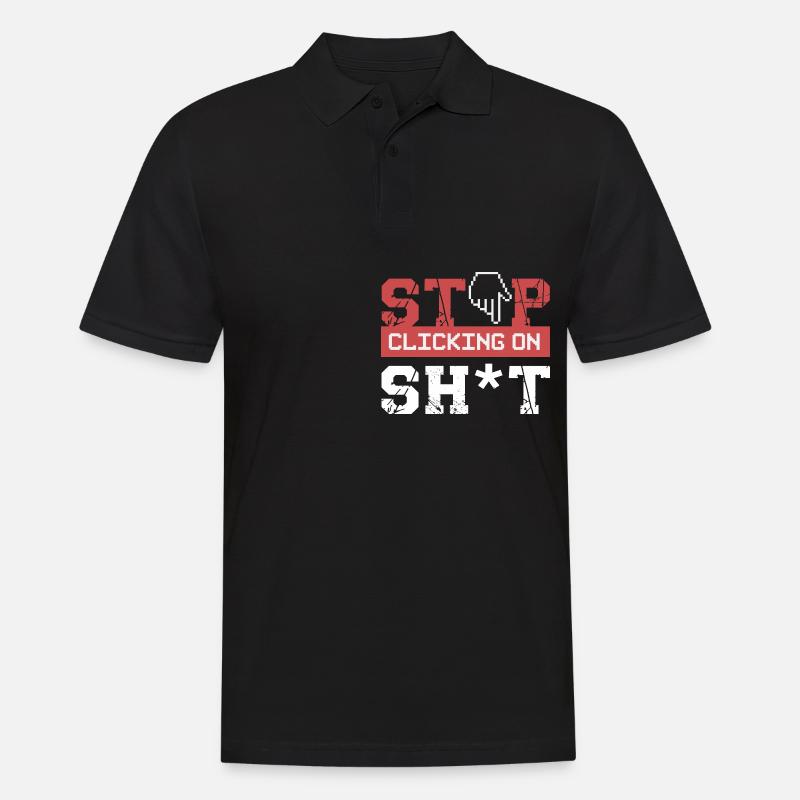 Cybersecurity Hacker Programming Idée cadeau - Polo Homme - noir