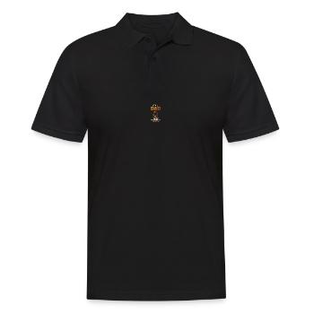 Motocross Dad Motorrad Biker Motosport - Männer Poloshirt - Schwarz - Vorne - Kai (181cm)