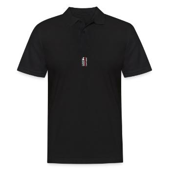 Motocross Braaap Motorrad Biker Motorsport - Männer Poloshirt - Schwarz - Vorne - Kai (181cm)