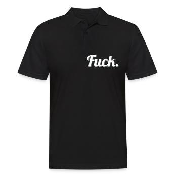 Fuck fuck - Polo Homme - noir - Devant - Kai (181cm)