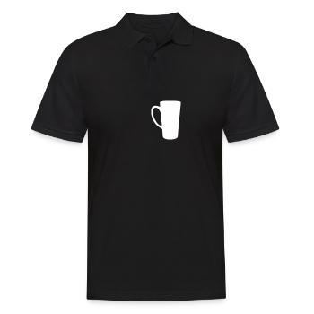 High cup - Men's Polo Shirt - black - Front - Kai (181cm)