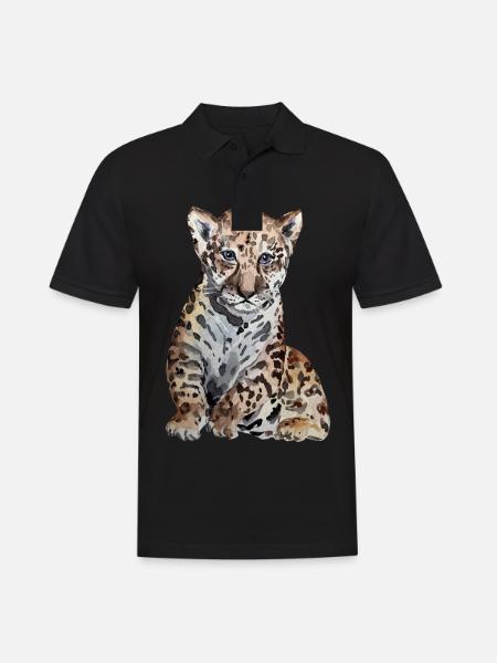 Jaguar Baby - Men's Polo Shirt - black