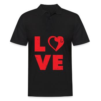 chien amour de chien propriétaire de chien amoureux des chiens chiens - Polo Homme - noir - Devant - Kai (181cm)