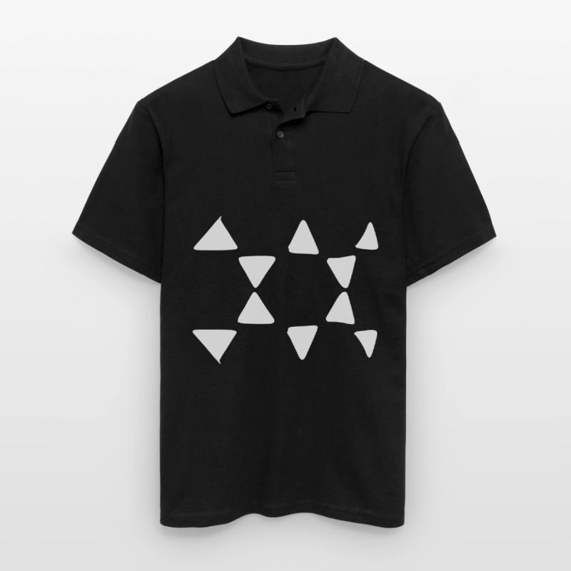Triangular Pattern Triangular Shapes Men's Polo Shirt