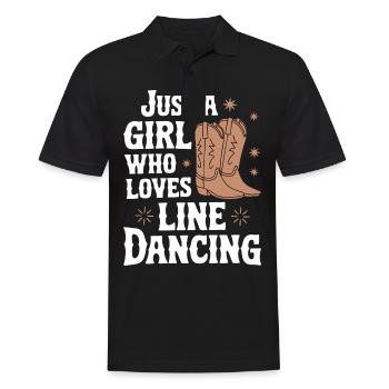 Danse en ligne Danseurs - Polo Homme - noir - Devant - Kai (181cm)