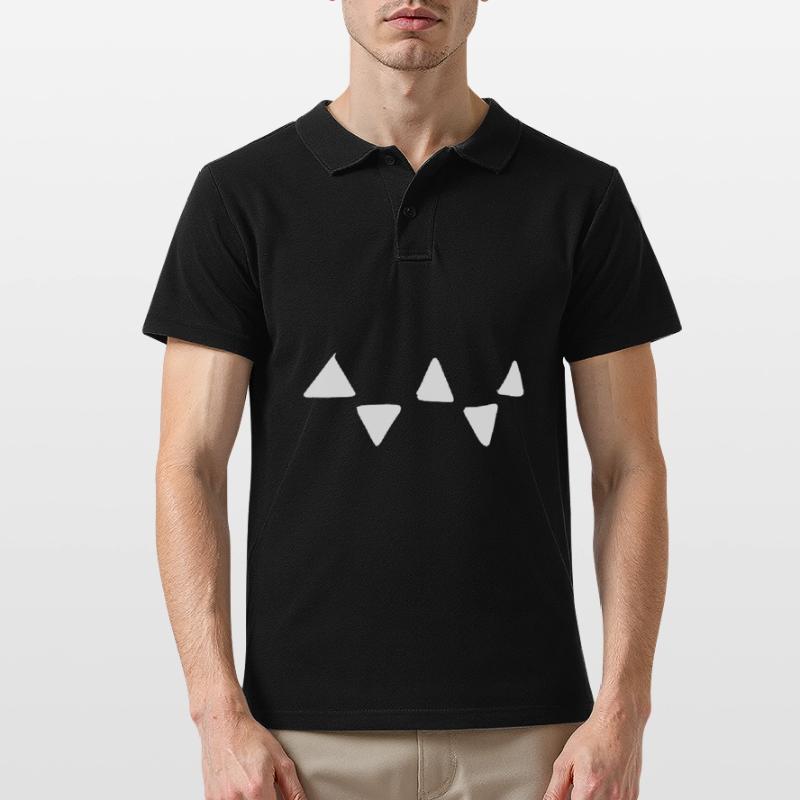 Triangular Pattern Triangular Shapes Men's Polo Shirt