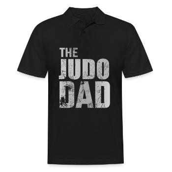 Judo Vater Papa Spruch Kampfsport Japan Geschenk - Männer Poloshirt - Schwarz - Vorne - Kai (181cm)